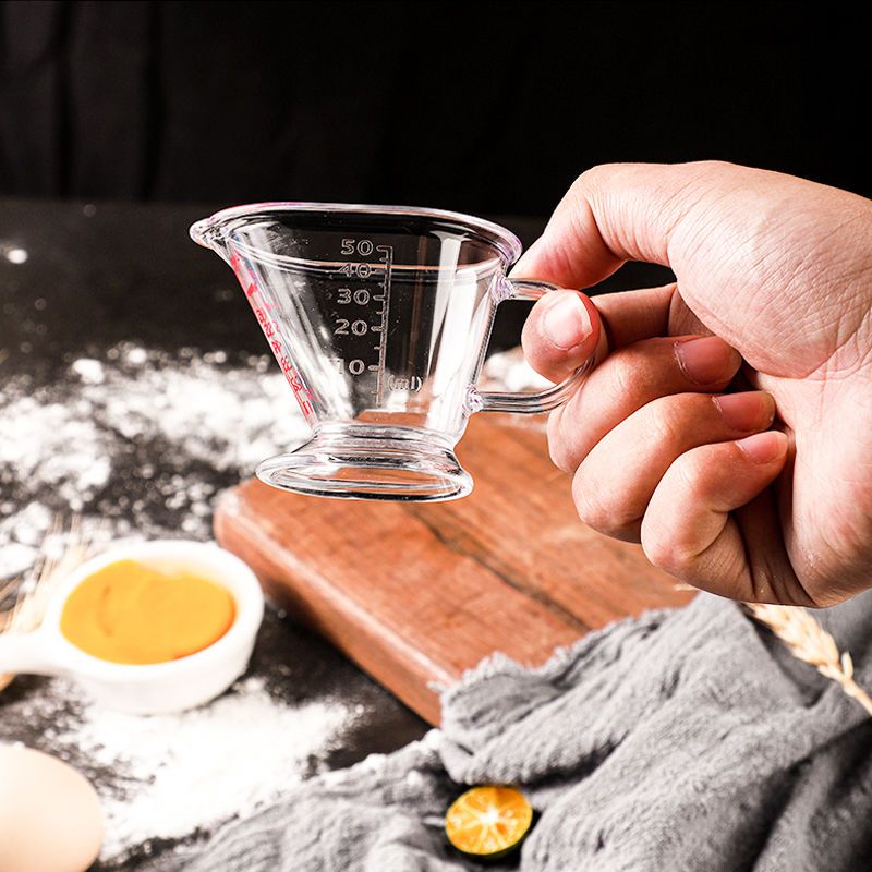 Japan Inomata Mini Milliliter With Scale, Small Baking Measuring Cup 5-50ML_voghion.com