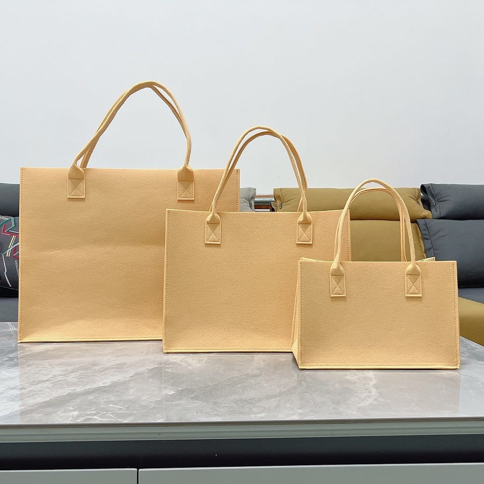 Felt Bag Shopping Bag Travel Thickened Portable Felt Autumn And Winter All-Match Large-Capacity Women'S Bag Shoulder