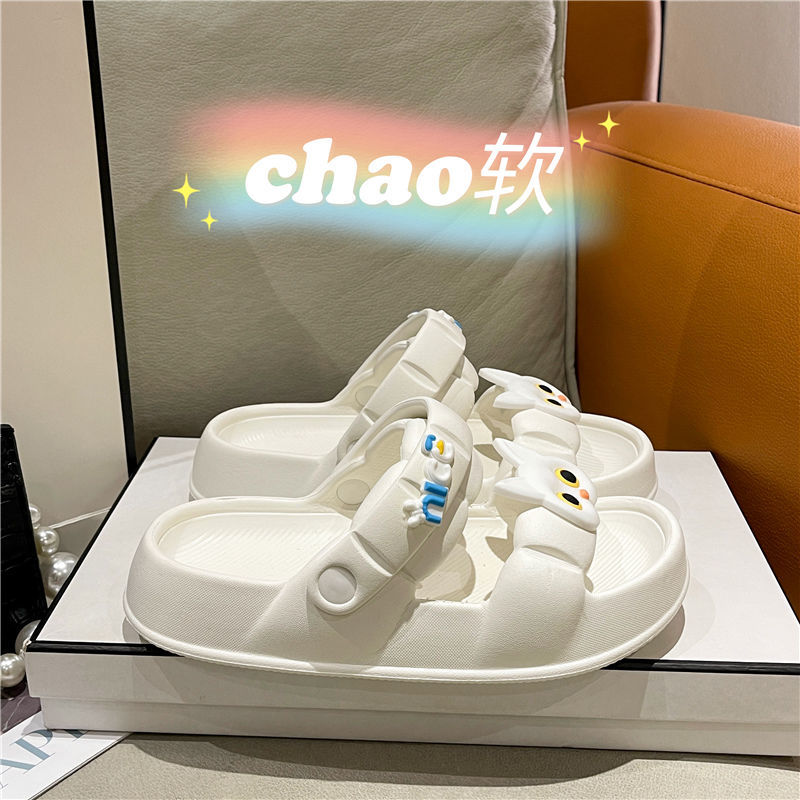 涼鞋女仙女風ins潮新款夏季時尚百搭兩穿二合一超軟超輕涼拖鞋女