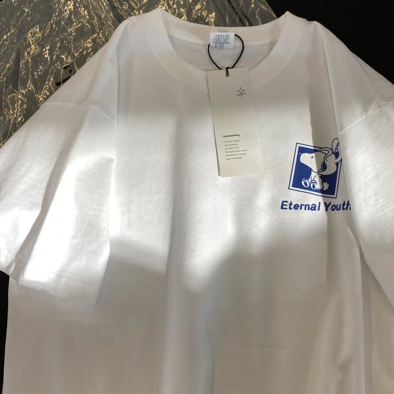 圣吉卡丹100%纯棉卡通日系短袖T恤男女夏季学生宽松慵懒风半袖潮