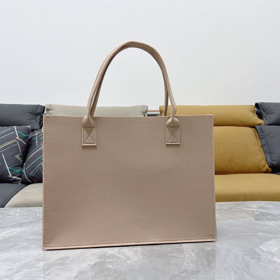 Felt Bag Shopping Bag Travel Thickened Portable Felt Autumn And Winter All-Match Large-Capacity Women'S Bag Shoulder