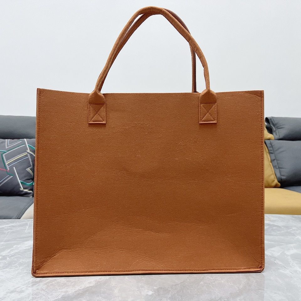 Felt Bag Shopping Bag Travel Thickened Portable Felt Autumn And Winter All-Match Large-Capacity Women'S Bag Shoulder