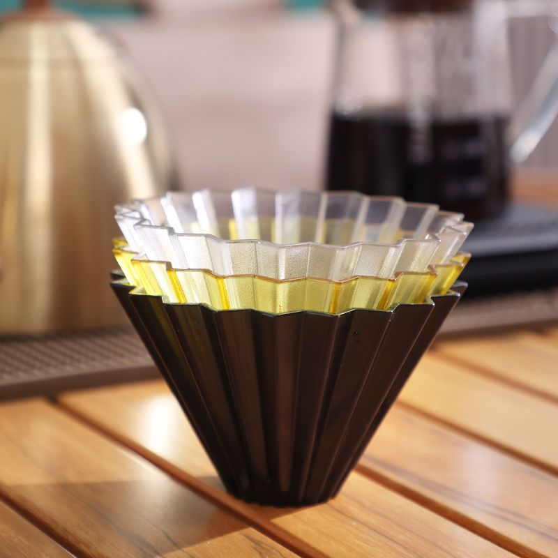 咖啡杯托树脂折纸滤杯手冲套装V60蛋糕咖啡纸非日本Origami Air