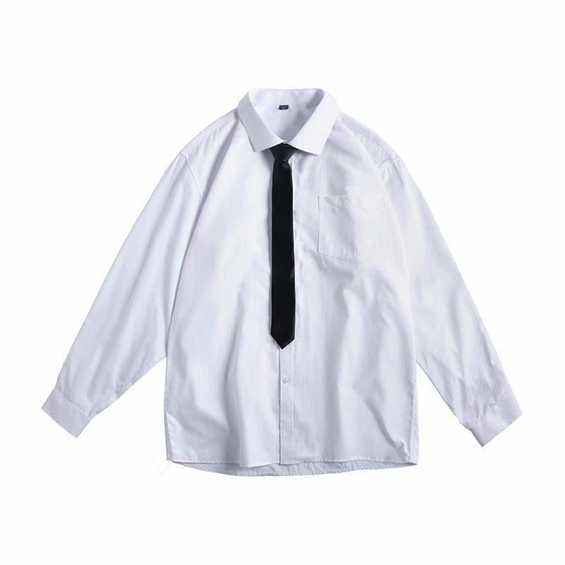 夏季白衬衫男士商务上班正装工作服职业长袖衬衣大学生面试套装
