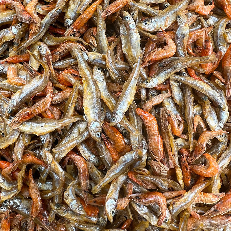 小鱼小虾混合装农家自制烤干虾米嫩子鱼湖南特产淡水鱼虾散装干货