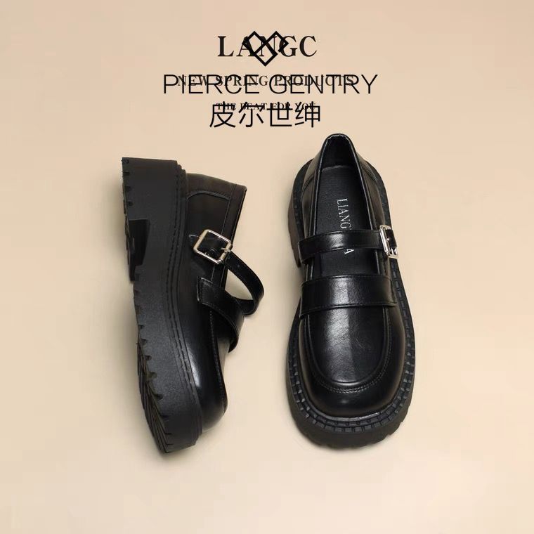 Pierre Shigen thick-soled Japanese jk small leather shoes women's all-match retro British style 2022 new Mary Jane shoes