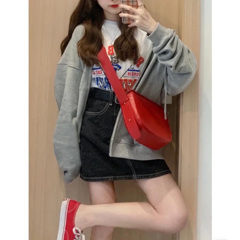 知己小眾設計寬肩帶紅色馬鞍包女2021秋新款ins網紅小包獨特女包