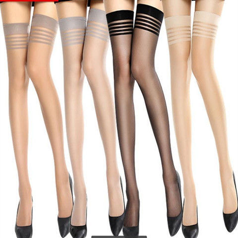 5 pairs of stockings women's ultra-thin Japanese over-the-knee half-thigh socks sexy summer thin stockings