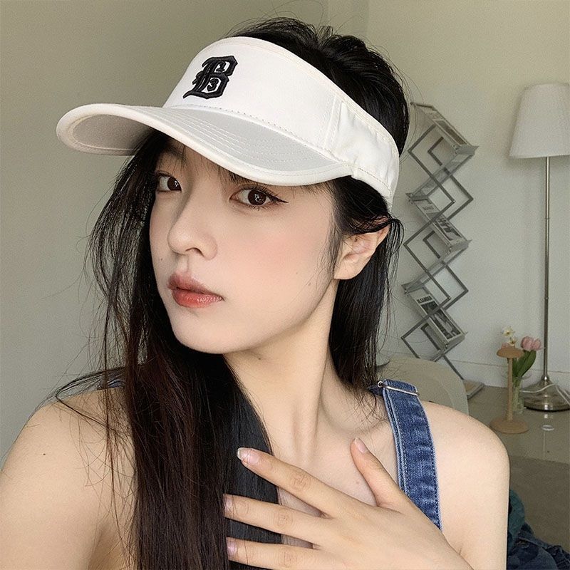 Sports empty top~summer topless baseball cap sunshade running sun hat sun protection casual outdoor ponytail hat color matching