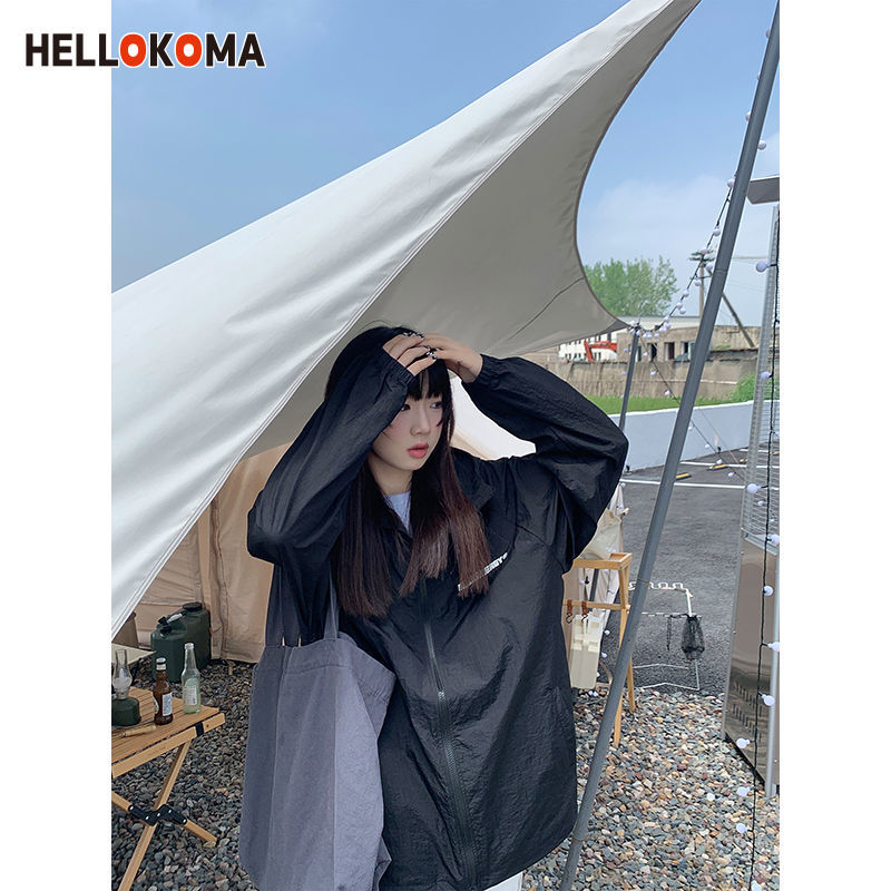 HELLO KOMA ice silk sunscreen 2022 new women's UV protection young and beautiful summer thin jacket