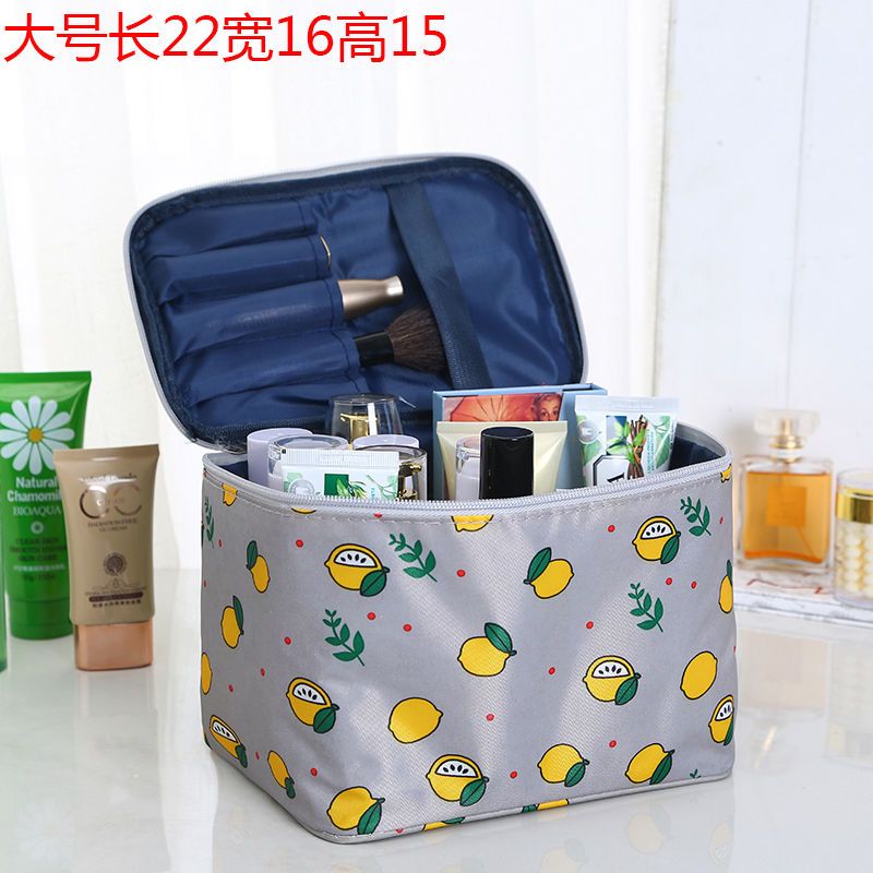 韩版大容量化妆包便携旅行随身防水整理包收纳包手提口红洗漱包女