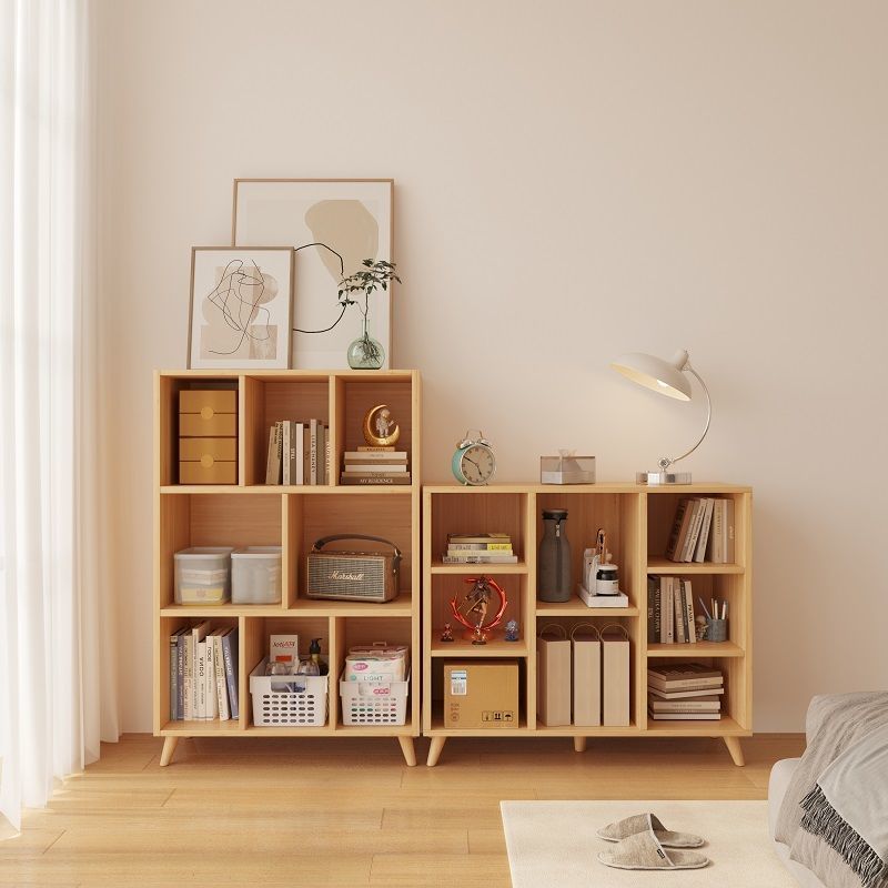 简易书架落地客厅柜子置物架家用多层卧室书柜置物柜收纳储物柜子