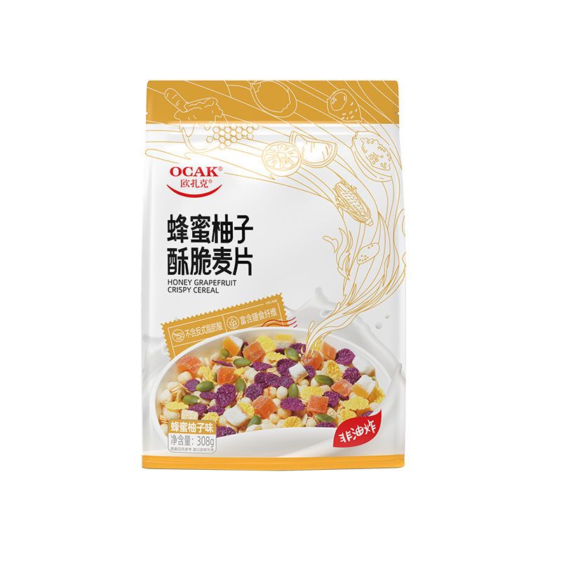 308克蜂蜜柚子酥脆麦片