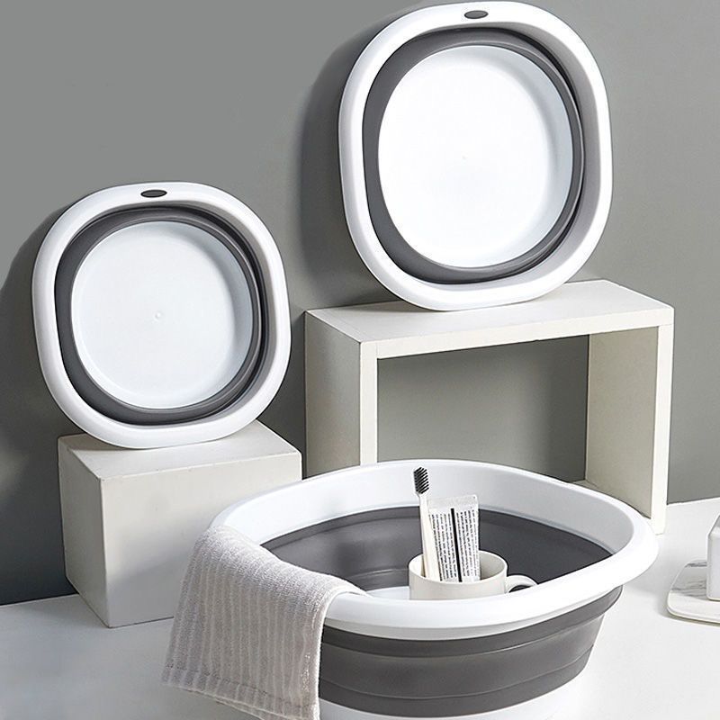 Foldable basin washbasin home size student dormitory plastic portable travel baby laundry basin