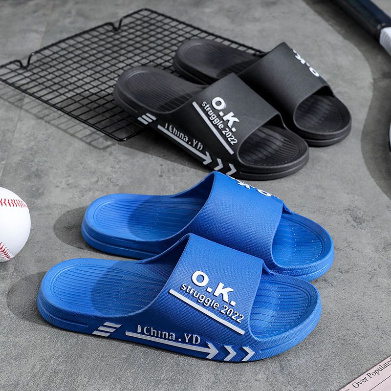Slippers men's outer wear summer sports outdoor trend home men's non-slip large size home beach men's sandals and slippers