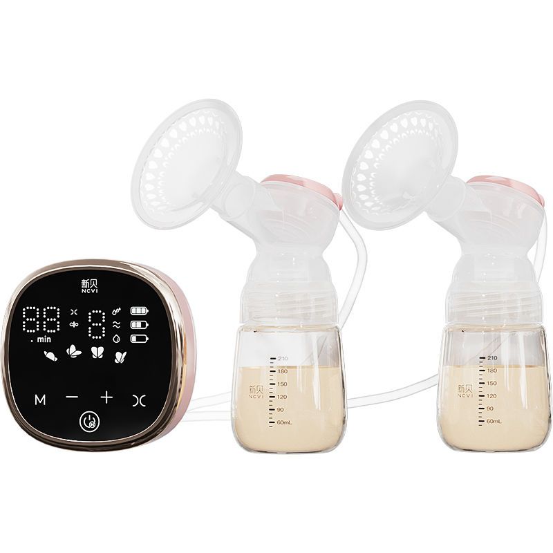 新贝双边吸奶器电动便携孕产妇拔奶器正品智能自动挤乳器大吸力