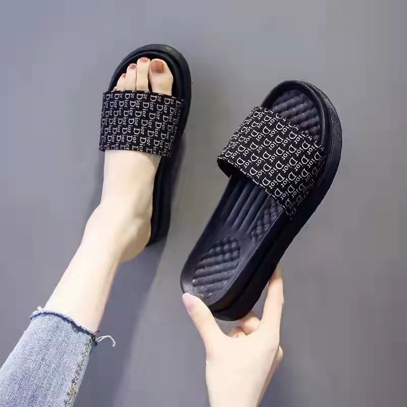 厚底拖鞋女夏外穿時尚新款網紅增高拖鞋仙女百搭溫柔風厚底涼拖鞋