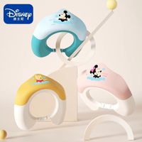 迪士尼宝宝洗头发神器婴儿童挡水浴帽小孩洗澡防水护耳硅胶最新款
