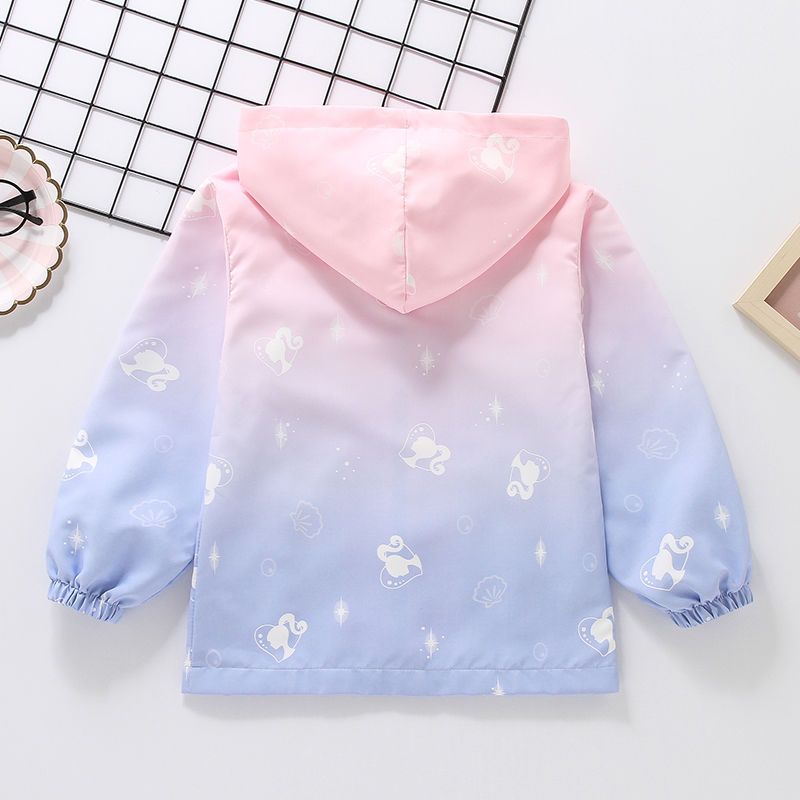 Girls coat spring and autumn middle and big children's tops plus velvet thick tops children's baby autumn and winter foreign style outdoor jackets