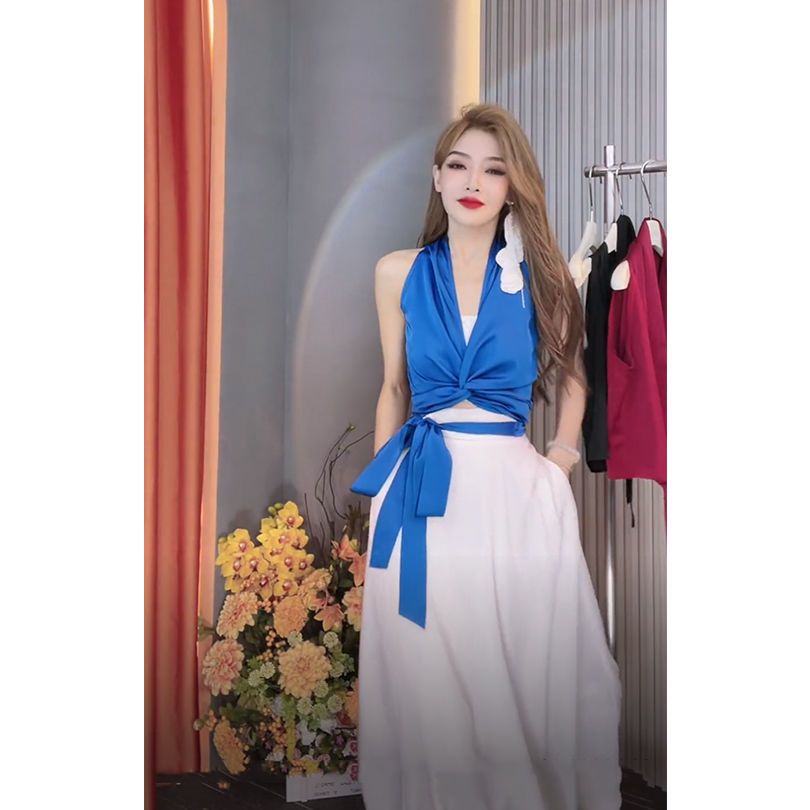  new royal sister capable temperament celebrity high-end sense professional small fragrance fashion two-piece suit skirt female summer