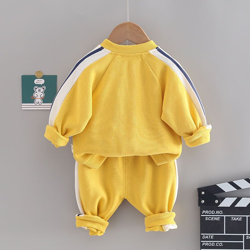 Boys' autumn suit  new small and medium-sized children's spring and autumn Korean version of the sports two-piece suit autumn boys' children's clothing trend