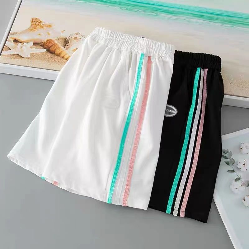 Girls shorts summer thin section new 8-12 years old children's sports pants trendy little girl five-point pants loose middle and big children