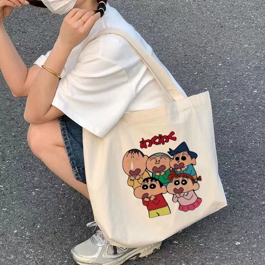 Canvas bag women's shoulder bag literary bag handbag 2022 new large capacity student tutoring canvas bag school bag