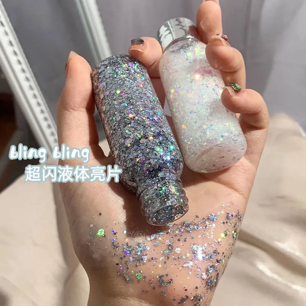 兒童舞台妝大亮片啫喱眼影閃粉亮晶晶眼妝臉上亮星星粉眼角提亮粉