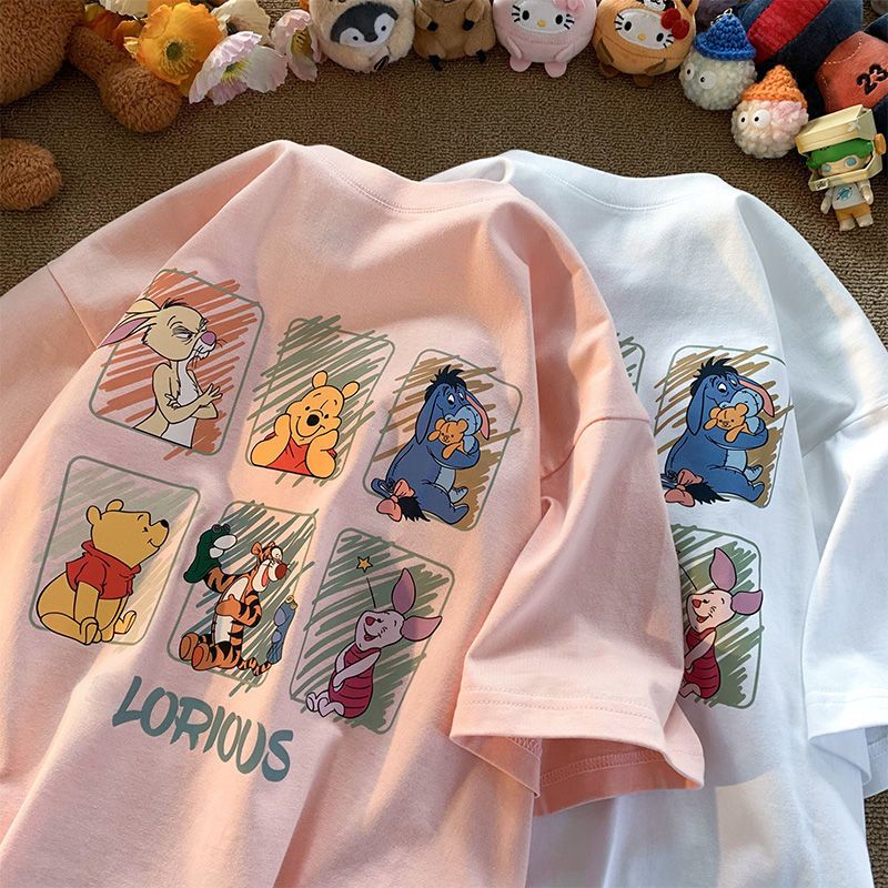 Japanese simple t-shirt for women 2022 new oversize trendy ins Hong Kong style loose short-sleeved men's summer pure cotton 100%