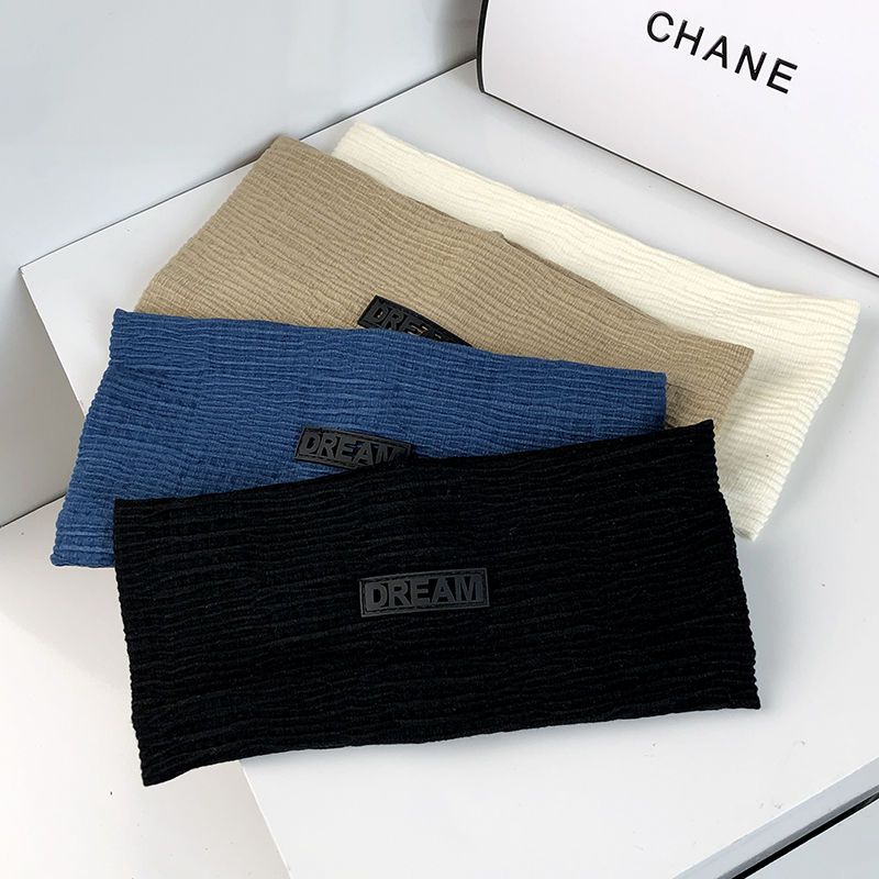 Hair band hat women's summer thin section hair band women's wash face cool street pullover temperament outer wearing Baotou confinement headscarf