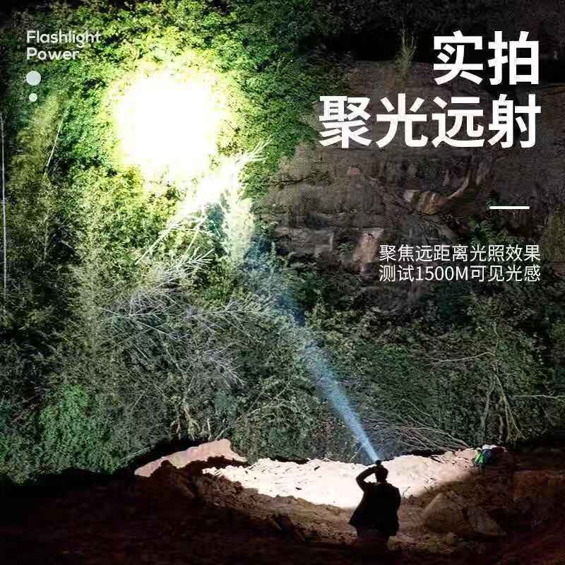  LED头灯强光超亮头戴式手电筒户外家用远射充电夜钓鱼小氙气矿灯1