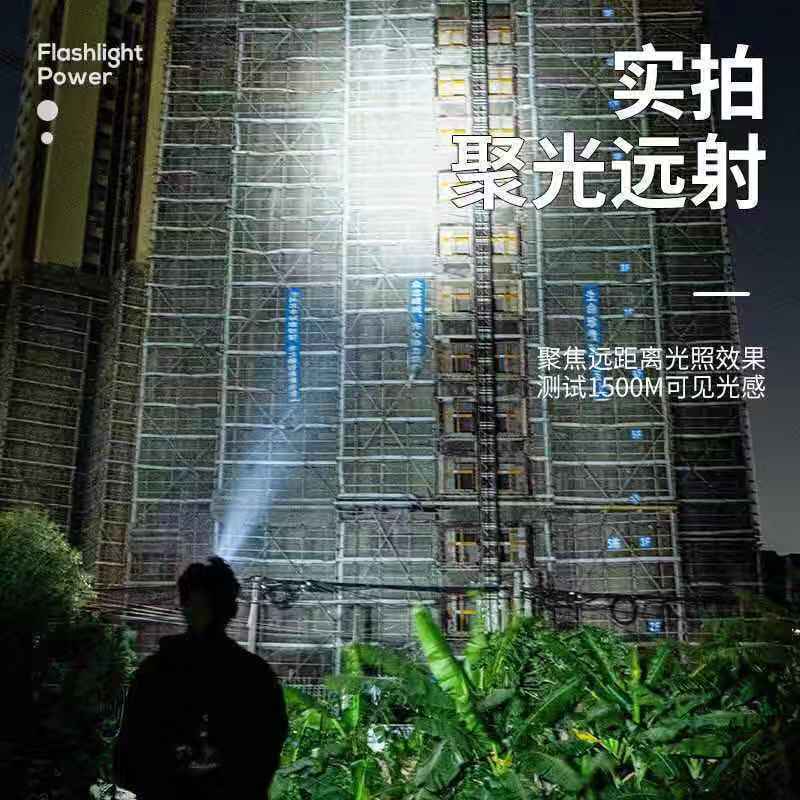  LED头灯强光超亮头戴式手电筒户外家用远射充电夜钓鱼小氙气矿灯1