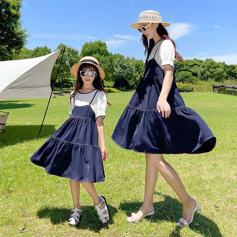 女童連衣裙夏裝兒童公主裙子洋氣網紅2023新款韓版大童裝女孩夏季