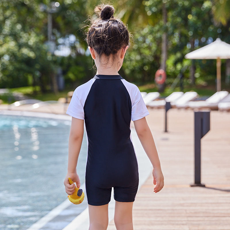 儿童泳衣女夏季2022新款女孩可爱宝宝防晒小中大童洋气连体游泳装