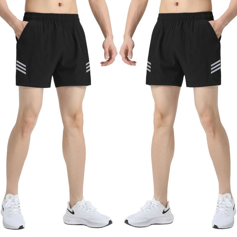 运动短裤男速干冰丝夏季薄款健身休闲篮球宽松足球训练跑步三分裤