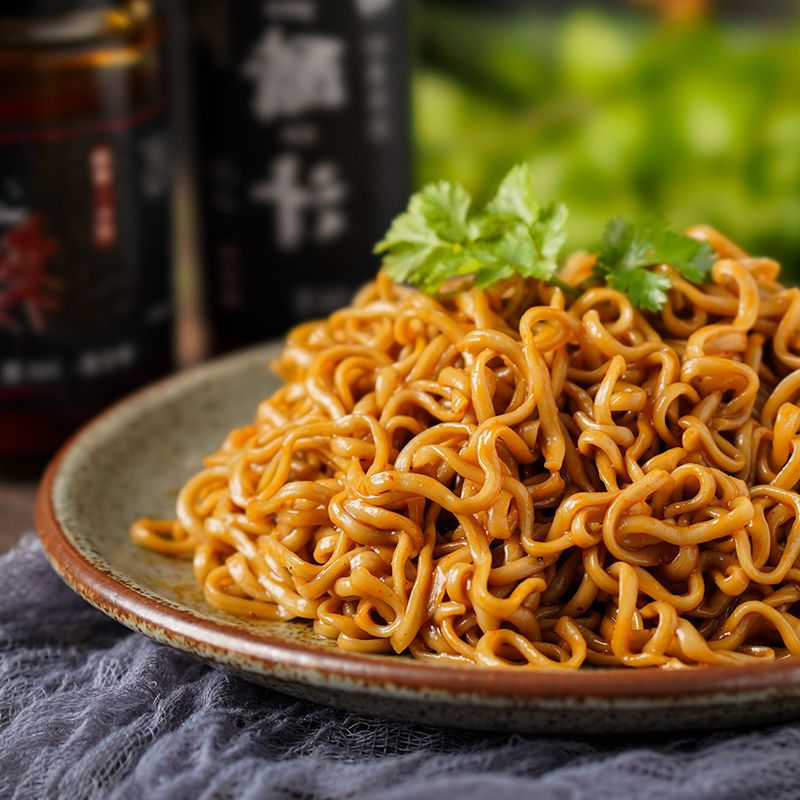 冷卡0脂荞麦面饼60袋方便免煮大份速食即食冲泡泡面整箱宿舍批发 图片 5