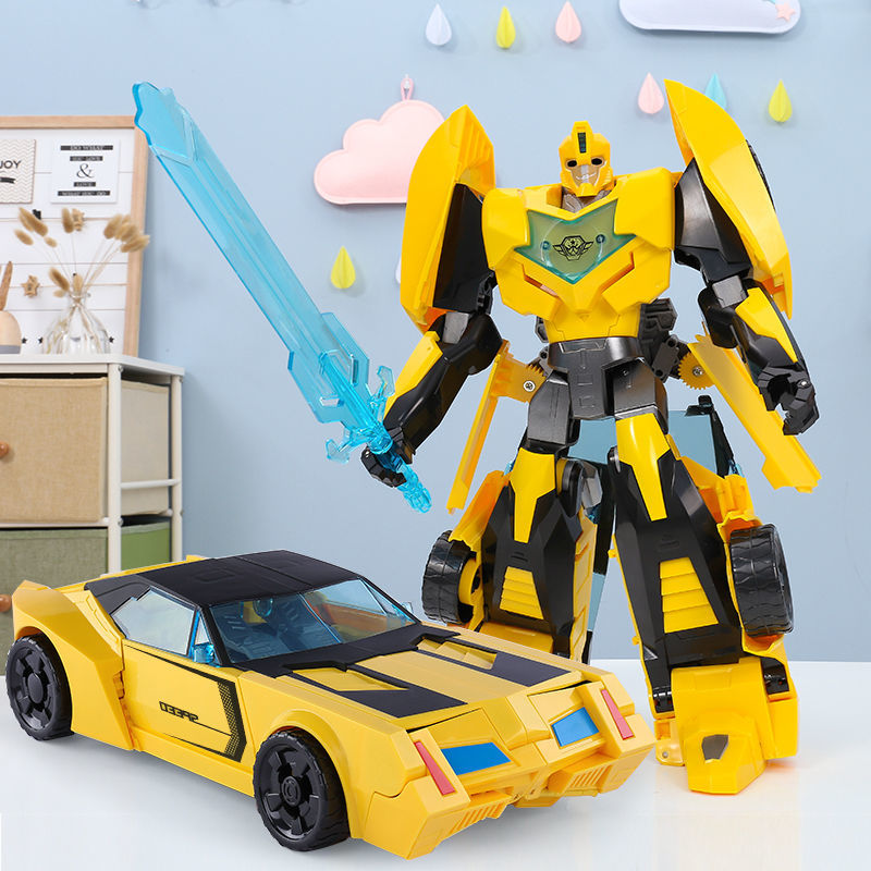 变形玩具武士大黄蜂大红蜂合金汽车模型机器人男孩机器人礼盒精品