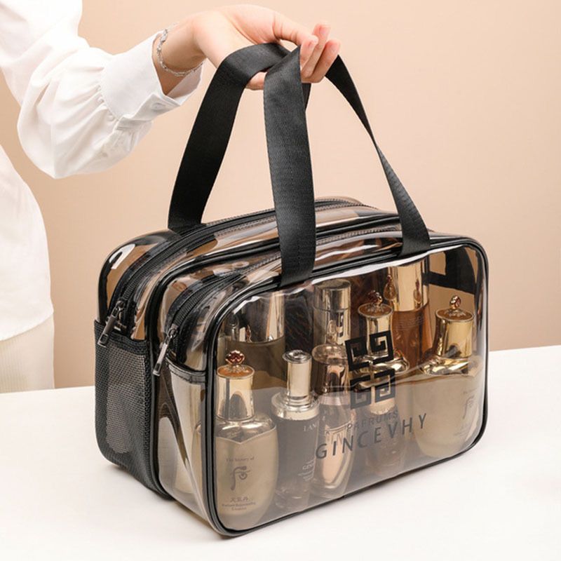 Cosmetic bag portable outdoor carry-on swimming bag dry and wet separation waterproof bag large-capacity toiletry storage bag