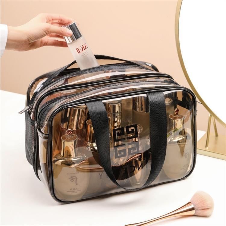 Cosmetic bag portable outdoor carry-on swimming bag dry and wet separation waterproof bag large-capacity toiletry storage bag