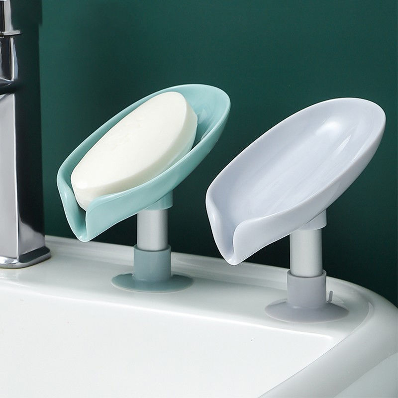 肥皂盒沥水免打孔加厚大号轻奢款家用卫生间洗手台浴室置物肥皂架