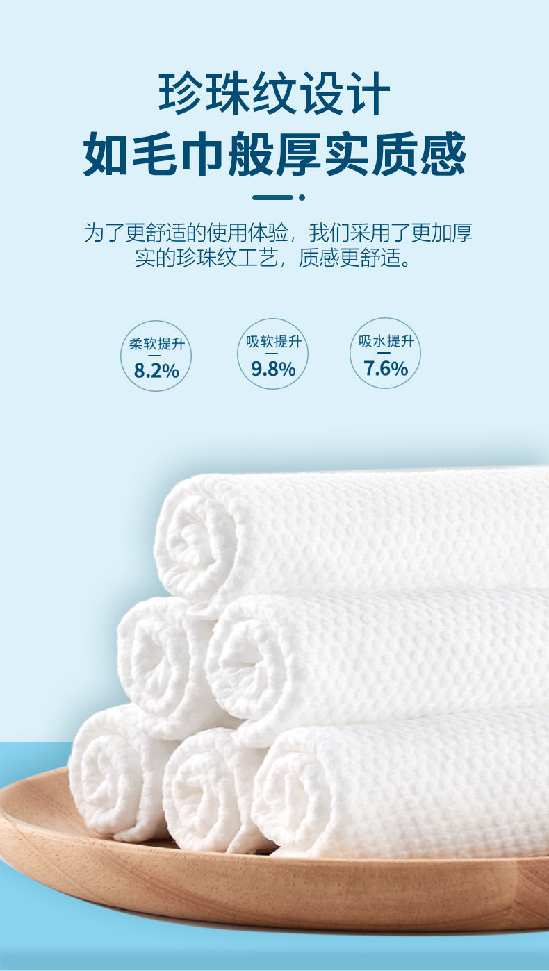 一次性洗脸巾洁面巾擦脸巾棉柔巾干湿两用美容院化妆棉卸妆棉