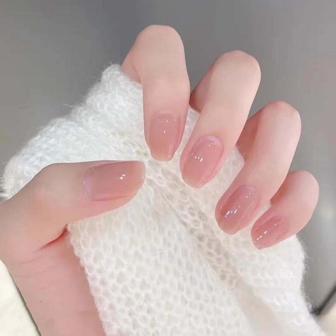 【上學上班塗】裸色指甲油免烤不可撕持久不掉色顯白冰透亮晶晶