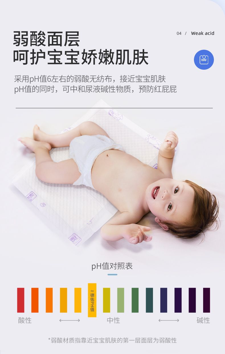  德佑隔尿垫婴儿一次性儿童宝宝新生儿防水不可洗棉大号隔尿垫巾