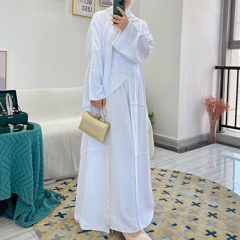 Malaysia Turkish Dress 3 Piece Prayer Dress Casual Mosque Long Dress Conservative Arabic Robe