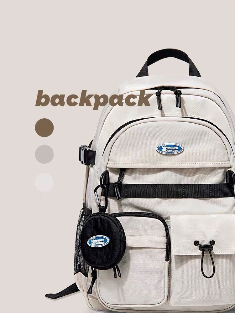 MADEBAG|2022新款原創設計感小眾書包女大學生雙肩包潮牌電腦背包