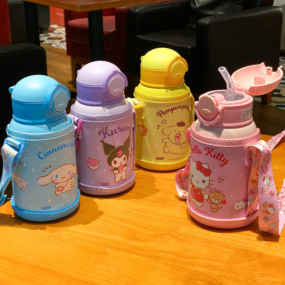 新款KT猫卡通保温杯学生便携可爱保温壶幼儿园女生便携水杯