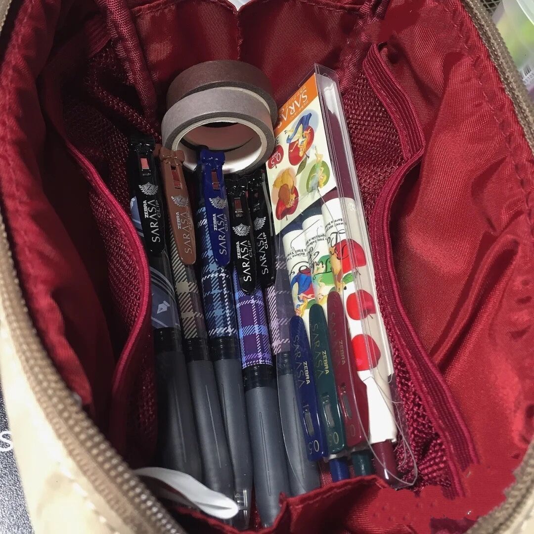 纯色大容量笔袋冷淡简约风文具盒日系ins初高中生多层分隔铅笔袋