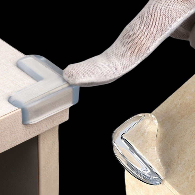 桌角透明防撞角玻璃包角保护套儿童防磕碰桌子硅胶护角包边贴加厚