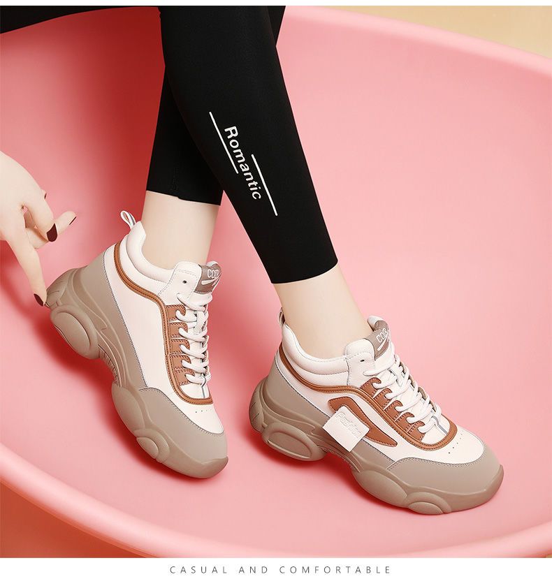 Genuine leather sports new plush cotton flat bottomed casual shoes for women, ultra_voghion.com