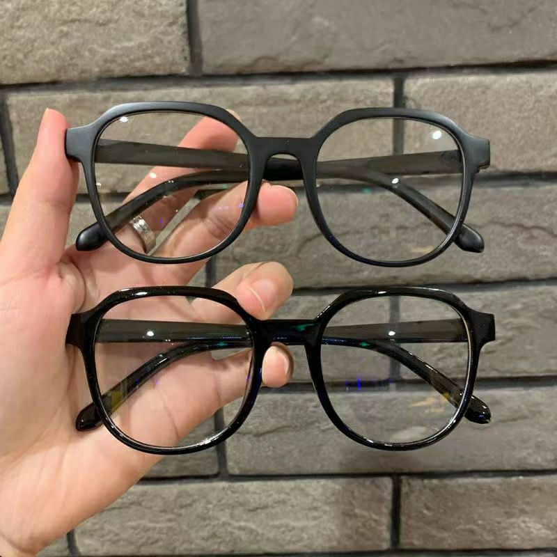 素颜眼镜有度数近视眼镜平光防蓝光防辐射眼镜适合学生眼镜大黑框